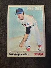 1970 Topps Sparky Lyle Card #116 Red Sox