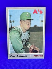 1970 Topps Baseball 233 Lew Krausse - Oakland Athletics Ex-Mt  *MMcards*
