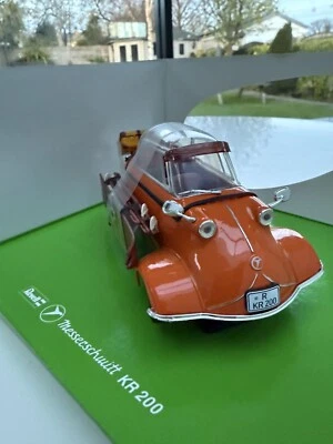 1-18 Vintage Revell Die Cast Metal Messerschmitt KR 200 No.08969 Rare Skiing Car - Image 1 of 4