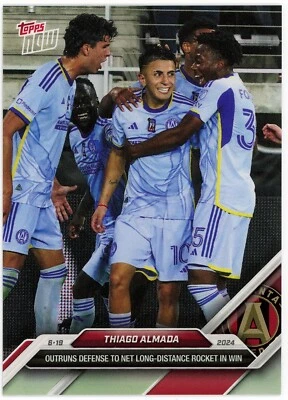 2024 Topps Now MLS Thiago Almada Atlanta United Argentina Card #81 - Image 1 of 2