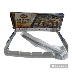 Barbecue Masters Kabob Gestell und Spieße neu grob beschädigte Box - Bild 1 von 4