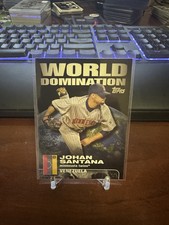2007 Topps World Domination Johan Santana #WD6 Twins 5