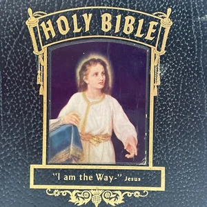 New Standard Reference Bible Blue Ribbon Edition King James Version Red Letters - Imagen 1 de 20