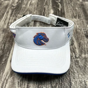 Zephyr NCAA Boise State Broncos Adjustable Strapback White Visor Hat - Bild 1 von 8