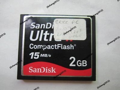 SanDisk Ultra II   2GB 15M/S CF Memory CARD compact flash card - Image 1 of 2