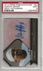 Press Pass Showcase 2012 #Aj Alshon Jeffery autógrafo dorado 070/149 PSA 9 - Imagen 1 de 2