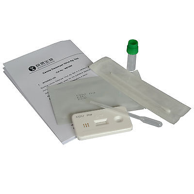 5 X Canine Dog Distemper Virus Kit CDV Accueil Nasal Test De Santé Swab • 16.85€