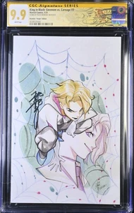 King in Black Gwenom vs Carnage 1 CGC 9.9 SS Peach Momoko Virgin Variant Not 9.8 - Picture 1 of 2