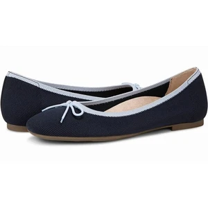 Vionic Klara Damen-Ballerinas flach marineblau Strick 9 - Bild 1 von 7