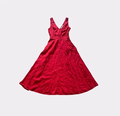 Nicole Miller 100% linen maxi dress - Image 1 of 3