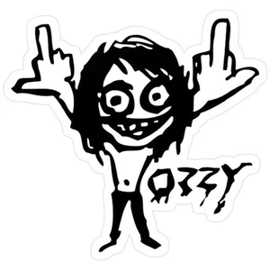 Pegatina troquelada laminada Ozzy Osbourne - Imagen 1 de 2