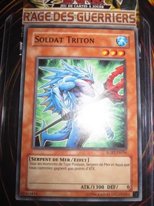 YU-GI-OH! COMMUNE EDITION ILLIMITE SOLDAT TRITON RGBT-FR034 MINT NEUF FRANCAIS - Picture 1 of 1