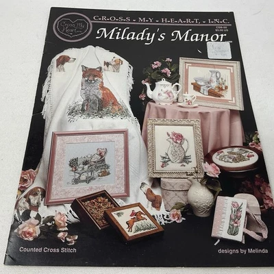Cross My Heart Cross Stitch Pattern Booklet MILADY'S MANOR - Image 1 of 2