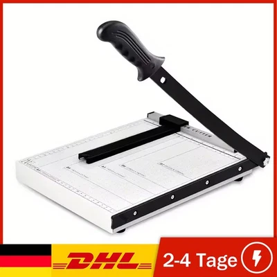 Hebelschneider Papierschneider Schneidemaschine A4 A5 Guillotine Foto Metall - Bild 1 von 4