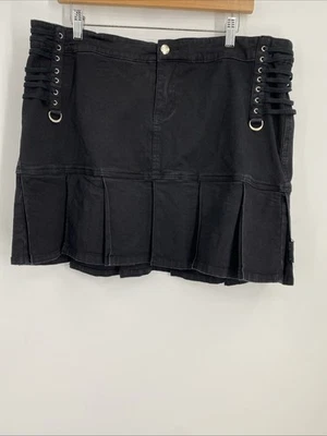 Falda vaquera Tripp NYC para mujer talla 16 gótica grunge patinadora Y2K 1116 Foto 1 de 4