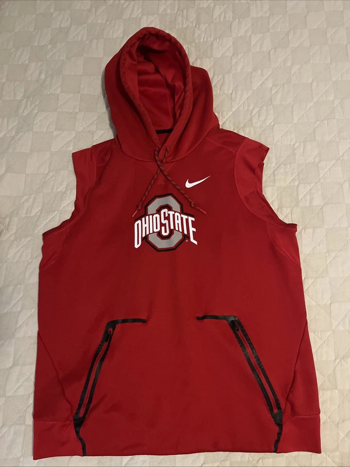 Sudadera con capucha sin mangas Nike Ohio State Foto 1 de 2
