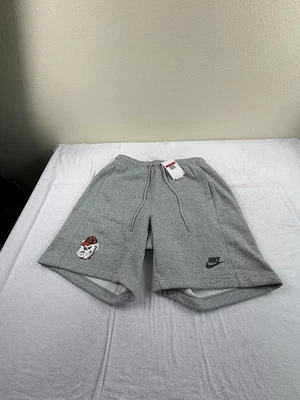 Nike Georgia Bulldogs UGA Sz Lg флис серый шорты совершенно новый $60 (редкий образец) - Изображение 1 из 4