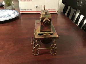 Vintage Berkeley Designs Kupfer Spieluhr Nähmaschine - Bild 1 von 4