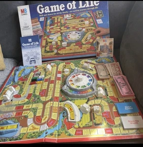 Vintage 1984 ,Game of Life by Mb , Family Board game , family fun  - Picture 1 of 10