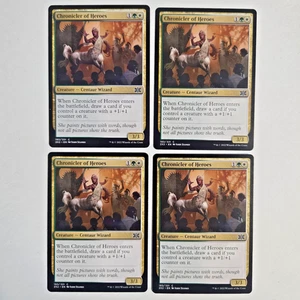 MTG Chronicler of Heroes (Double Masters 2022) 193/331 (NEAR MINT) (4X) - Picture 1 of 2