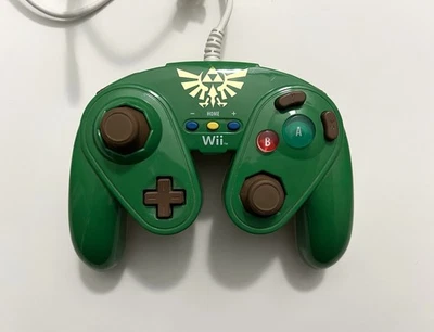 PDP Wired Fight Pad Link  085-086 Legend of Zelda - For Nintendo Wii U Tested - Image 1 of 4