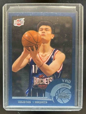 2002-03 Topps Chrome Yao Ming Rookie RC #146a Rockets - Image 1 of 2