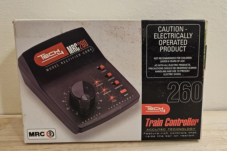 TECH 4 MRC 260 Model Train Controller Accutec Technology, Open Box, Clean! - Image 1 of 4