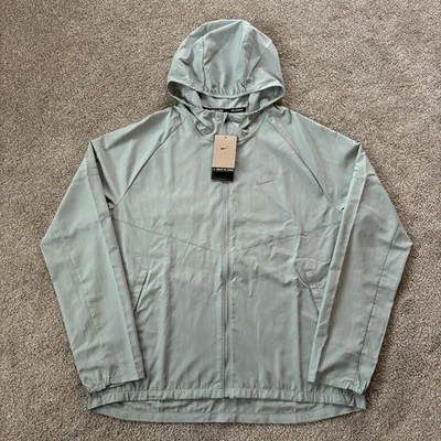 Chaqueta cortavientos Nike Miler Repel cremallera completa chaqueta para correr jade grande DD4746-370 NUEVA CON ETIQUETAS Foto 1 de 4