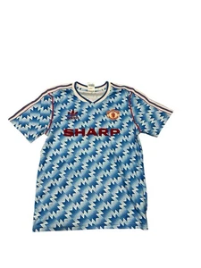 Vintage Manchester United jersey Adidas Soccer Shirt Ryan Giggs #11 90s Medium - Picture 1 of 7