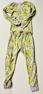 Toddler Girls Burt’s Bee’s Pajamas (Lemon Themed) Size 5T - Picture 1 of 7