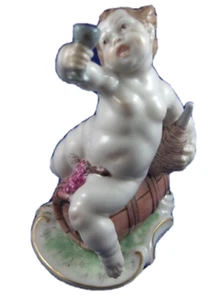 Nymphenburg Porcelain Bacchus Figure Figurine Porzellan Bachus Figur God of Wine - Picture 1 of 6