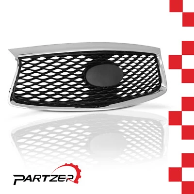 Front Bumper Upper Grille For Infiniti QX60 2016-2019 2020 With Camera Option Foto 1 de 4