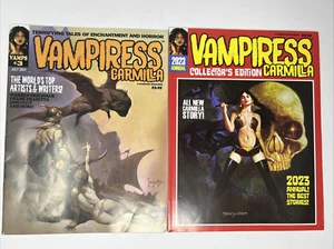 Konvolut 2 Vampirin Carmilla Zeitschriften - Juli 2021 #3 und 2023 jährlich - Bild 1 von 6