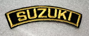 Parche de Chaqueta de Motocicleta con Banda para Brazos SUZUKI Nuevo Nuevo Nuevo De Reedición Años 60 - Imagen 1 de 2