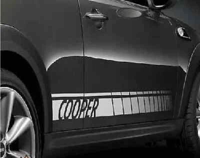 Calcomanías gráficas Mini Cooper rayas laterales cualquier color las 4 Foto 1 de 4
