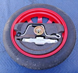 Porsche 996 Carrera 911 986 Boxster Emergency Spare 17" Wheel + Jack + Cover - Picture 1 of 23