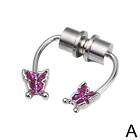 Fake Septum Nose Rings Segment Non-Piercing Magnetic Butterfly Nose Hot Q1w2