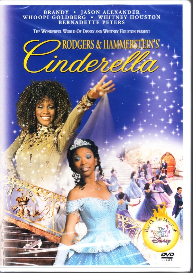 Rodgers & Hammersteins CINDERELLA (1997) WHITNEY HOUSTON / BRANDY DVD R1  - Image 1 of 2