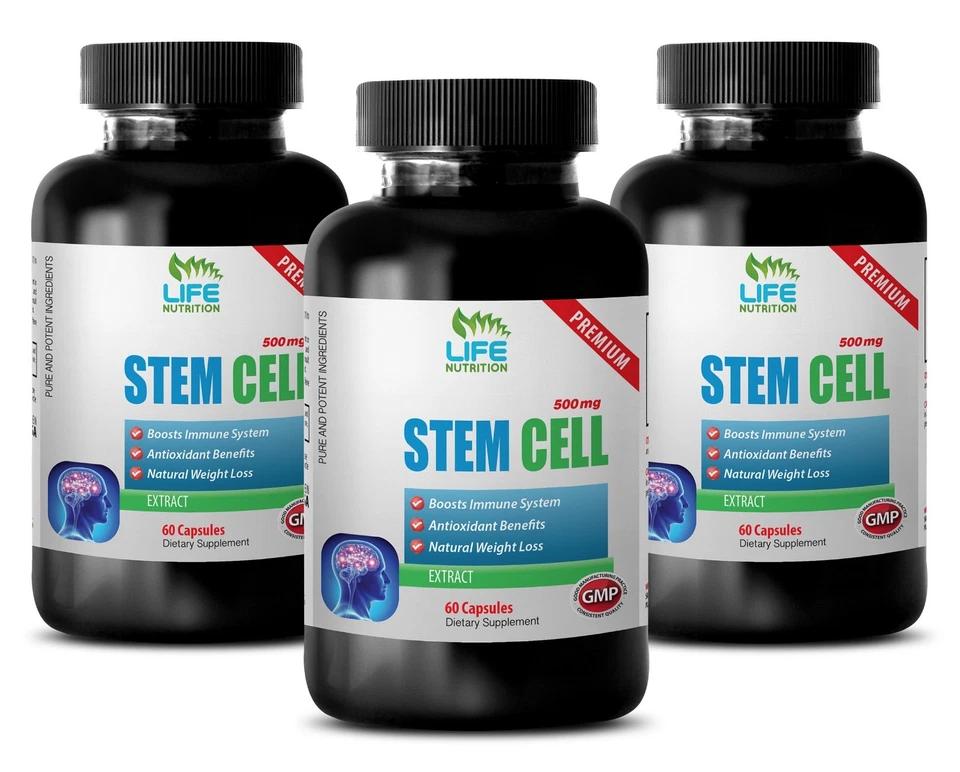 Boost Your Health Capsules - Stem Cell Booster 500mg - Chlorella Vitamins 3B - Image 1 of 4