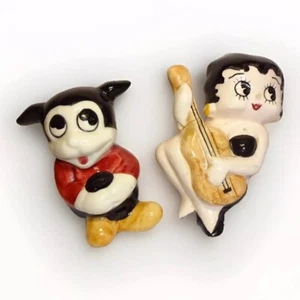 Vintage Betty Boop and Pudgy Salt & Pepper Shaker Set - Picture 1 of 12