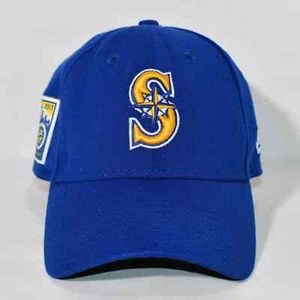 Rare 2017 New Era Seattle Mariners MLB 40th Anniversary Patch Hat Blue M/L 1023! - Picture 1 of 8