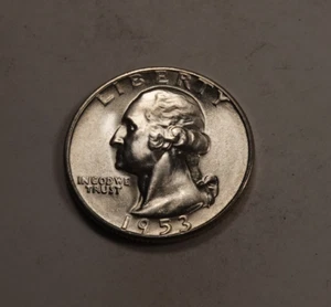 1953-S/S RPM Washington Quarter Error * Gemma FDC++ * 90% Argento * XQ160 - Foto 1 di 3