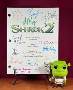 Shrek 2 Guión Fundido-Firmado-Reimpresiones de Autógrafos- 103 Páginas-Guión Completo- Mike Myers - Imagen 1 de 8