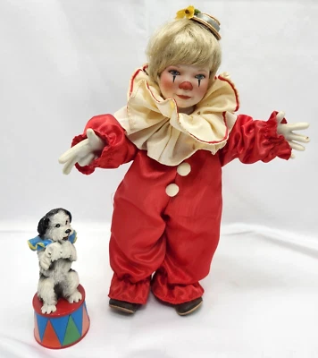 MUÑECA RECO "TOMMY EL PAYASO" MCCLELLAND CHILDREN'S CIRCUS KNOWLES-1990 Foto 1 de 4