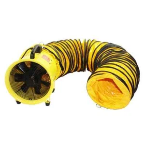 12"2-Speed High Velocity Portable Confined Space Ventilator Blower Fan in Yellow - Picture 1 of 6
