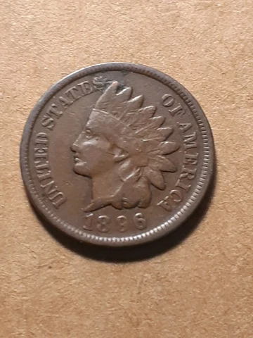 1896 INDIAN HEAD CENT Cover