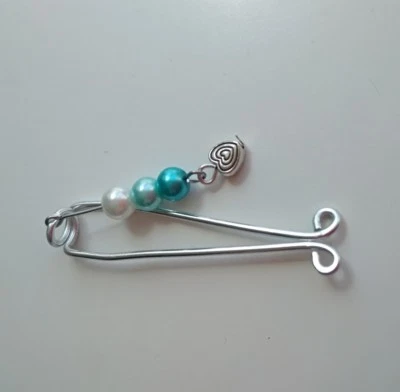 Intim heiß sexy Klitoris Clip Klitoris Schmuck Handarbeit kein Piercing mit Perle UK - Bild 1 von 4