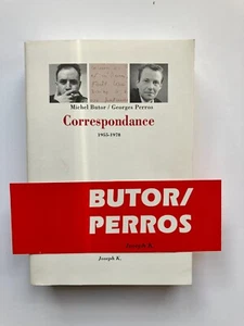 Michel BUTOR / Georges PERROS " Correspondance " bei Joseph K. Editeur, 1996 - Bild 1 von 1