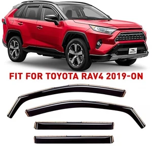 Protectores de lluvia viseras de ventilación pantalla para Toyota RAV4 2019-2025 IRROMPIBLE - Imagen 1 de 8