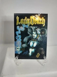1994 Lady Death Between Heaven and Hell Promo Trading Card #NNO Wizard Chrome - Picture 1 of 2